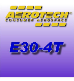 E30-4T - Aerotech Single Use Motor 24 mm (2-pak)