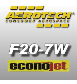F20-7W Econojet (2 pz.) - Aerotech Single Use Motors 29 mm