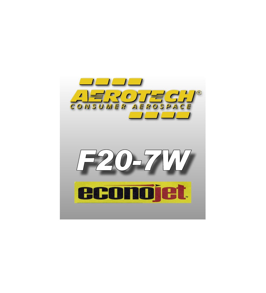 F20-7W Econojet (2 ks) - Jednorázové motory Aerotech 29 mm