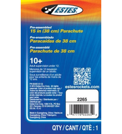Parachute en plastique Estes 38 cm (15”)