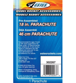 Paracaídas de plástico Estes 46 cm (18”)