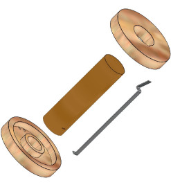 Motor Mount 50 mm - 1 x 18