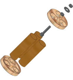 Motor Mount 50 mm - 3 x 18