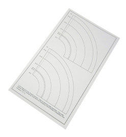 Lasergeschnittene Zentrierringe und Papieradapter - Estes