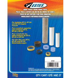 BT5-BT20-BT50 Engine Mount Parts - Estes