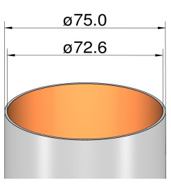 Tube de corps T-75/500 - Klima