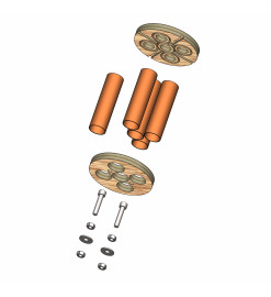 Motor Mount 75 mm - 5 x 18