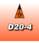 D20-4 - Moteur TSP 24 mm à usage unique (3 pcs.)