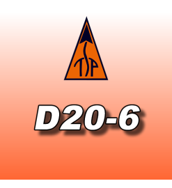 D20-6 - Jednorázový motor TSP 24 mm (3 ks.)