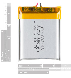 LiPo battery 850 mAh