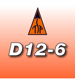 D12-6 - Motor TSP 24 mm de un solo uso (3 uds.)