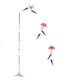 Mean Machine model rocket kit for D12 motors