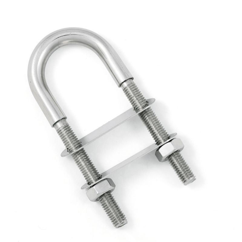 Cavallotto a "U" M4 inox