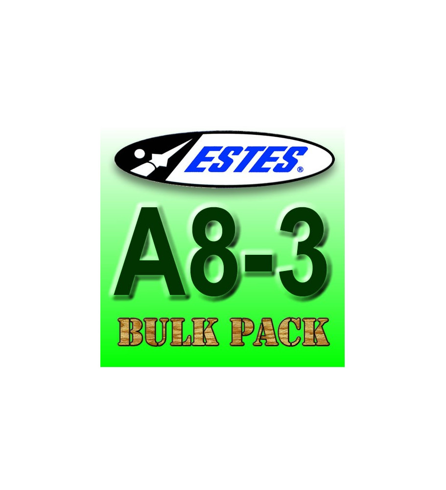 Estes motory A8-3 Bulk Pack