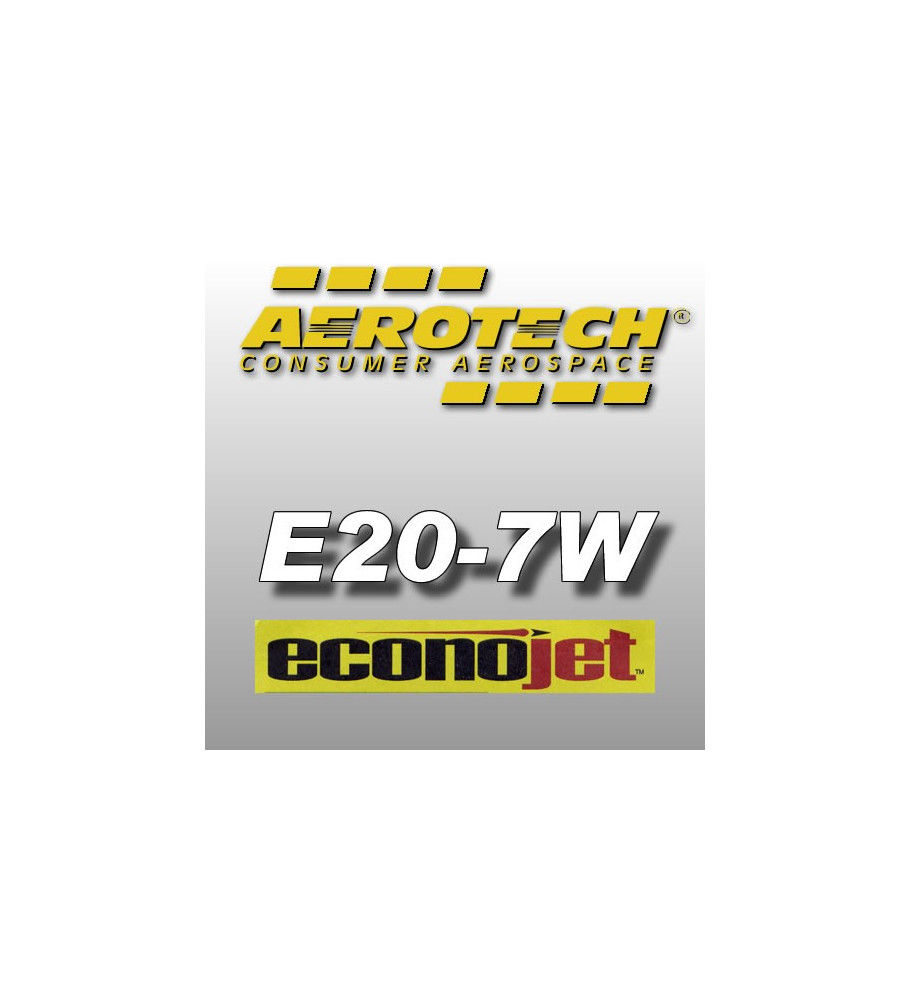 E20-7W Econojet - Moteurs à usage unique Aerotech 24 mm
