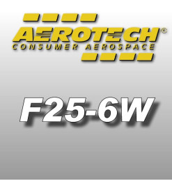F25-6W - Moteur à usage unique Aerotech 29 mm